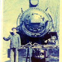 Mr. Neill with train