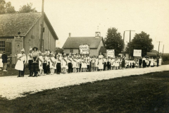 School Classes Marching to the Grand Bend Fair