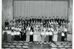"Glee Club"  at South Huron District High School. 1951 - 52 11B