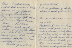 A992.0003.201aback- Back side of letter to Mr. J. G. Henderson from Betty Fisher, April 6, 1945 regarding her wedding pictures.