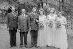 A992.0003.203a - Lavis Wedding Party, 1940-1945