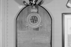 A992.0003.167b  - St. George's Church Plaque, 1940-1945