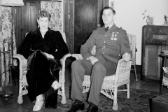 A992.0003.353 - Flight Lieutenant Wilson with Unknown Woman, 1940-1945